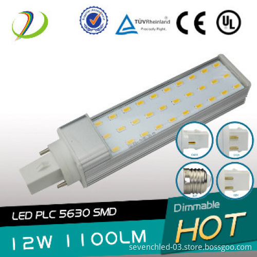 plc controller led display 5630SMD 4 pin G24 downLight PLC Bulb 12w